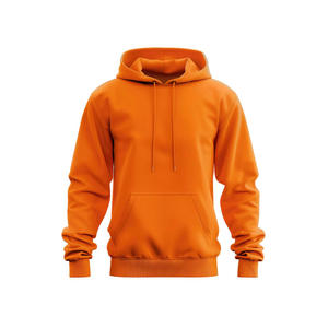 Sweat-shirt à capuche en tricot uni pour homme, taille plus, coupe ample, tissu léger, écologique, coupe ajustée, vêtements modernes et minimalistes - Product Image 1