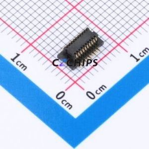 HC-PBB12NC-20DS-0.5V-03 Board-to-Board & Backplane Connector SMD,P=0.5mm Connector 20P 0.5mm Slot Butt Joint Vertical Mount - Product Image 1