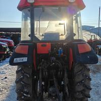 Tracteur agricole d'occasion Shuangjia 55 CV 4x4 avec moteur diesel Changchai 4 cylindres et boîte de vitesses, origine Shandong - Vidéo