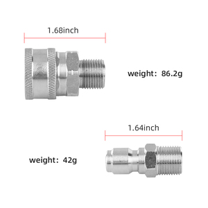 SPS 3/8G BSP Thép Không Gỉ Kết Nối Nhanh 4 Cái Kit Phụ Kiện Phát Hành Nhanh Coupler Khớp Nối Nhanh - Product Image 2