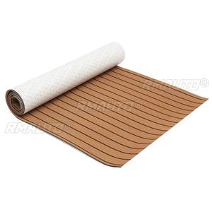 Plaque de revêtement de pont en mousse EVA auto-adhésive imitation teck 900x2400x5mm pour bateaux et applications marines - Product Image 3