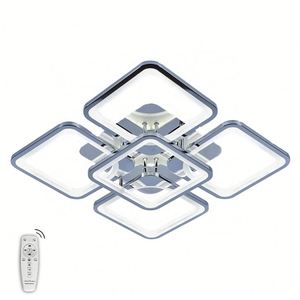 Modern Square White Acrylic LED Ceiling <b>Light</b> Zhongshan Wholesales Indoor Lamp <b>Remote</b>/App <b>Control</b> Dimmable High CRI 91 - Product Image 2