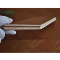 Vendor manufaktur live stream spesial! Harga Murah oak putih direkayasa lantai kayu chevron kayu parket kayu kayu