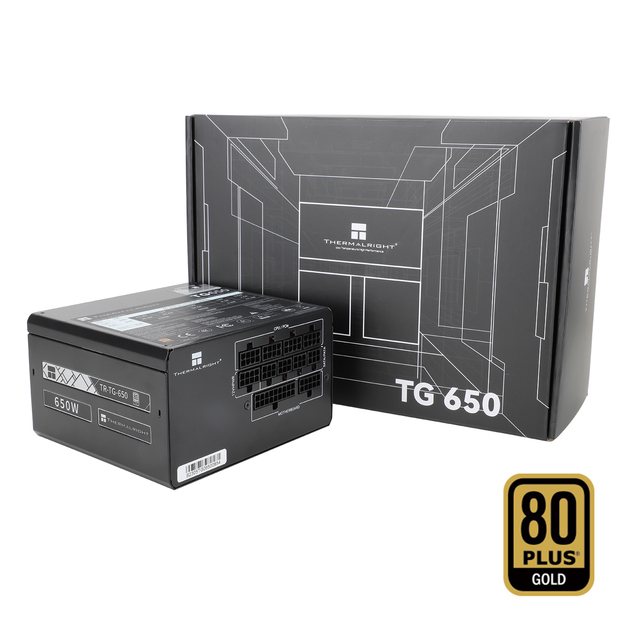 Thermalright TG-650-W POWER SUPPLY 80PLUS Gold Certified Full-Modular 650W Support ATX3.0