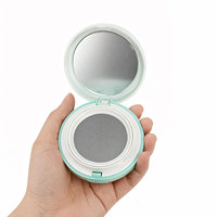Boîtier vide pour poudre BB Air Cushion, en plastique, personnalisable, pour fond de teint, emballage compact rond