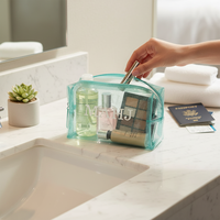 Sac de voyage transparent léger et imperméable Royal Fair pour organiser les tuiles de mahjong – Le sac de voyage idéal pour les jeux