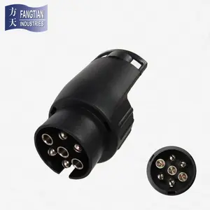 High Quality ISO 1724 7 Pin 12V Trailer Adapter 7pin To 13 Pin Trailer Plug Adapter