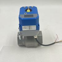 Vannes de régulation de haute qualité 4-20 mA pour l'eau, le gaz et l'huile, vannes à bille électriques proportionnelles réglables en acier inoxydable