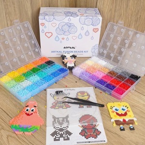 ลูกปัดฟิวส์ขนาดเล็ก 2.6 มม. 264 สี สำหรับงานศิลปะไมโครพิกเซล DIY ชุดขยาย 1000 ชิ้น - Product Image 6