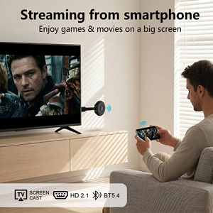 แท่ง BT5.4ทีวีแอนดรอยด์14 4K T19 HS89เครื่องเล่นมัลติมีเดียสอง Wifi6สติ๊กทีวีดิจิตอลสำหรับขายส่ง - Product Image 5