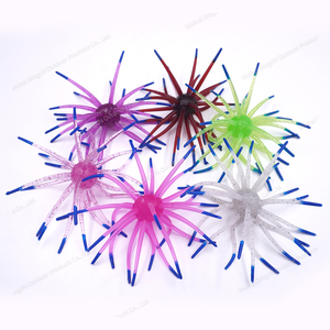 En stock, vente en gros, OEM, leurres <span class=keywords><strong>de</strong></span> pêche TPE bicolores 20mm, leurres souple type oursin <span class=keywords><strong>de</strong></span> mer pour <span class=keywords><strong>la</strong></span> pêche au <span class=keywords><strong>dorade</strong></span>, au bar et au mandarin - Product Image 6