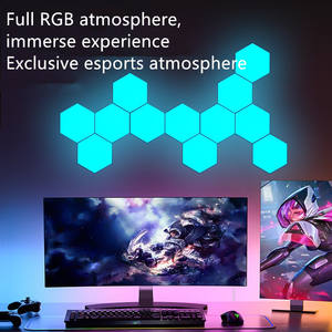 Sept couleurs nouvelle télécommande LED lampe quantique hexagonale lampe de maison intelligente pour <span class=keywords><strong>studio</strong></span> de danse de salle de jeux - Product Image 3