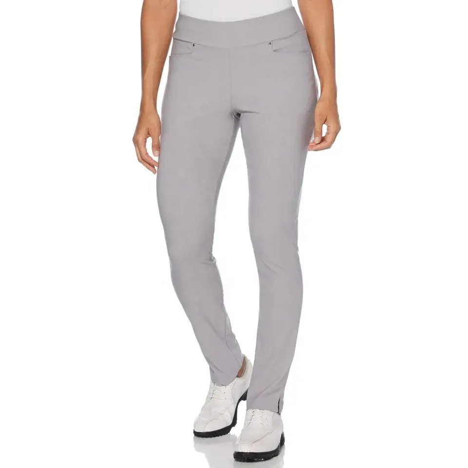 Custom OEM Logo Plain Moisture Wicking Comfortable Sports Golf Wear Women Pants Trousers