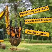 Équipement de plantation d'arbres, transplanteur d'arbres, machine tout-en-un pour le jardinage et le repiquage de semis, accessoire de transplanteur d'arbres