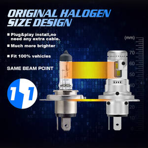 Faros LED Gview de 60W 8000Lm IP68 Impermeables de Doble Haz para Carro de Golf y Audi A3 H4/H15/H7/H11 12V - Product Image 2