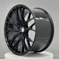 Rueda de Aleación Negra CVR1 de 17-24 Pulgadas, Pieza Única, Universal, de Alto Rendimiento, para Mejora de Automóviles, Personalizada