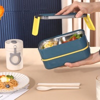 Edelstahl-Lebensmittelverpackung Lunchbox-Set mit Heizfunktion Umweltfreundliche Frischhaltung 1-3L Kapazität Großhandel