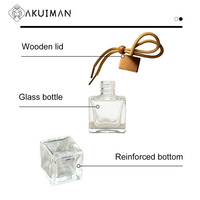 Flacon de parfum pour voiture personnalisé de 8 ml avec boîte