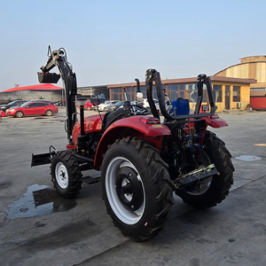 Tractor Agrícola de 40hp, 50hp, 60hp, 70hp <span class=keywords><strong>con</strong></span> Cortadora de Césped, Desbrozadora, <span class=keywords><strong>Remolque</strong></span> y Pala Excavadora 4x4 para Uso Agrícola - Product Image 3