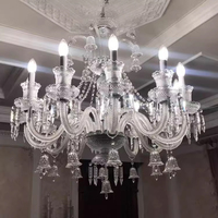 Lustres en cristal pour plafond, luxe pour la maison, lustre en cristal LED de luxe pour hôtel, lampes de luxe