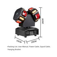 Hong He éclairage de scène DJ Disco fête discothèque 8*10W LED faisceau Laser stroboscopique lumières de balayage DMX512 RGBW lampe de Table de danse