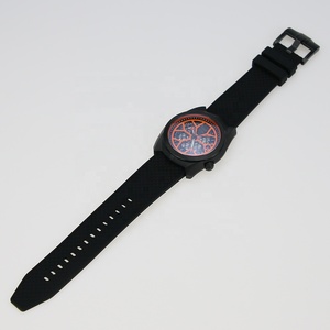 Happy Time Design de voiture d'origine 40mm en acier inoxydable 316L cadran creux <span class=keywords><strong>Seiko</strong></span> NH35 automatique mécanique sport hommes montre-bracelet - Product Image 4