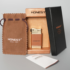 Honest Lighter With Cigarette Cutter Butane Refillable Travel Use - Product Image 2