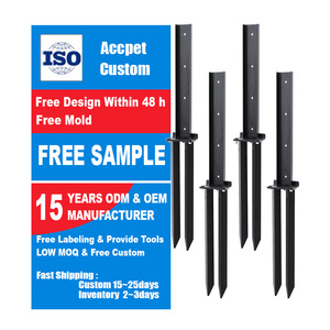 32 in Zaun pfosten anker <span class=keywords><strong>Post</strong></span> Fixing Anchor Spikes Deutschland Support <span class=keywords><strong>Post</strong></span> halter für Deck Zaun Veranda Geländer Mailbox - Product Image 1