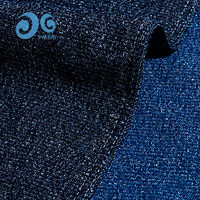 Tissu denim jacquard Snow Fleck Nep 1035W-8, tissu en coton texturé, en stock pour les manteaux et pantalons décontractés pour hommes et femmes
