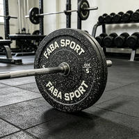 Plaques de musculation en caoutchouc pour la salle de sport et la remise en forme à domicile