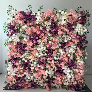 Оптовая продажа: 5D/3D искусственная цветочная стена-фон 2,4х2,4 м для декора на детский праздник, свадьбу, вечеринку и мероприятия - Product Image 6