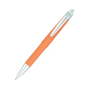 Yubonボールペンファインポイント0.5mmワークペン男性用ソフトグリップ付き女性格納式オフィスポイントペン広告ペン