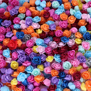 Tête de fleur artificielle en mousse PE de 3,5 cm pour la Saint-Valentin, décoration de boîte à bonbons de mariage, <span class=keywords><strong>accessoires</strong></span> de fête pour ours en fleurs - Product Image 6