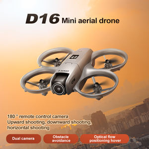 Mini Dron de Carreras Profesional D16 con Cámaras Duales 4K 1080P, el Mejor Helicóptero a Control Remoto, Mini Quadcopter para Fotografía Aérea - Product Image 2