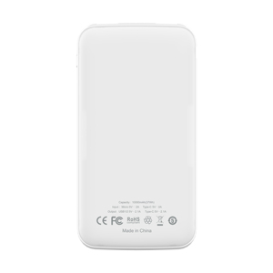 Banco de energía recargable de fábrica, <span class=keywords><strong>10000mah</strong></span>, con recubrimiento de aceite de goma, tacto suave, venta al por mayor - Product Image 6