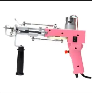 Sıcak satış 2 in 1 kesim kazık ve döngü kazık halı tafting tabancası makinesi halı el tafting tabancası için DIY