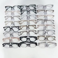Nouvelles lunettes de lecture pour femmes TR9, monture œil de chat, dorées, verres pour ordinateur, monture intégrale, vente en gros