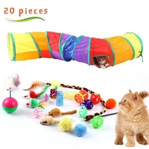 <strong>Cat</strong> Ball Toy 21 Pcs <strong>T</strong> Shape Channel <strong>Cat</strong> Toy Stick Interactive Ball Toys for Indoor <strong>Cats</strong> - Product Image 3
