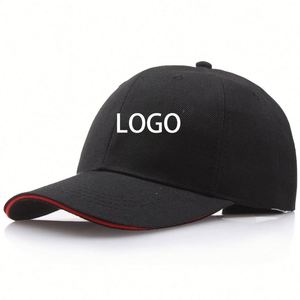 Custom 6 Panel Flat Sandwich Wide Brim Sublimation Baseball Caps Wholesale Fabric Diy Printing Embroidery Logo - Product Image 1