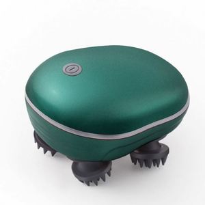 Masajeador de Cabeza de Silicona Multifuncional, Recargable, Ecológico, con Logotipo Personalizado en Color, para Aliviar el Estrés - Product Image 5