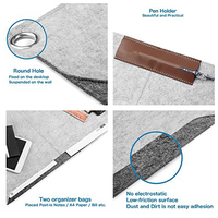 Tapis de clavier carrés en feutre écologique de 3 mm d'épaisseur, disponibles en plusieurs couleurs et tailles