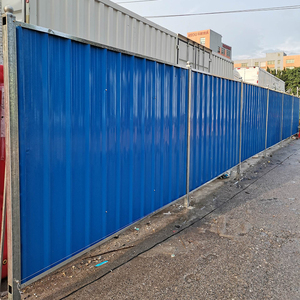 Shuairunxin 2m Chiều cao sóng ColorBond tấm hàng rào tạm thời cho ngoài trời xây dựng trang web thép tích trữ hàng rào đường - Product Image 1