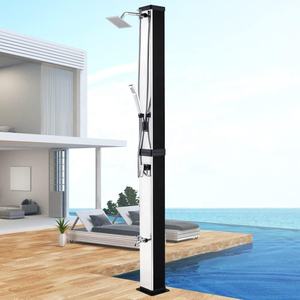 Launch-Superficie de espejo cuadrado de <span class=keywords><strong>40</strong></span> <span class=keywords><strong>litros</strong></span>, <span class=keywords><strong>ducha</strong></span> <span class=keywords><strong>solar</strong></span> de jardín para piscina al aire libre, diseño de lujo - Product Image 1