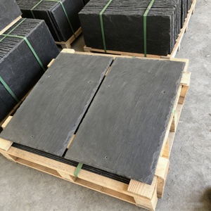 Tejas de <span class=keywords><strong>Pizarra</strong></span> Negra Naturales Impermeables para Villas, Tejas de <span class=keywords><strong>Pizarra</strong></span> Duraderas de Alta Calidad para Techos Residenciales y Comerciales - Product Image 2
