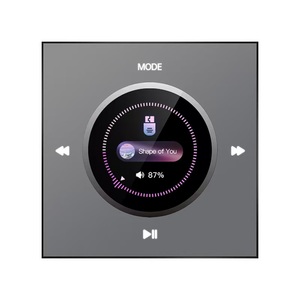 2026 Music Center Control Panel 86K-2 86*86mm <strong>Background</strong> Music Host Connect with Wired Ceiling Speakers Music Amplifier Panel - Product Image 6