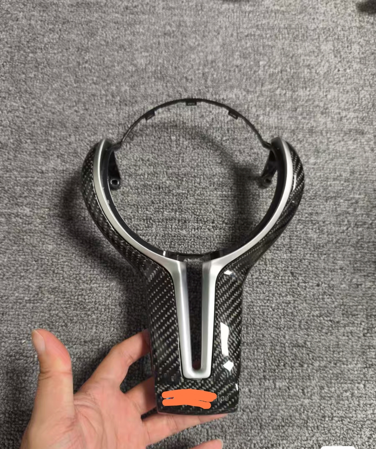 Steering wheel cover plate