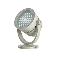 Projecteur LED 3W 15W 30W 72W SMD IP65 avec contrôle musical par application, couleur intégrale, boîtier en aluminium, éclairage urbain