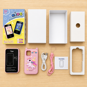 Giocattolo Educativo per Bambini Smartphone XA50 con Touchscreen, Funzione Walkie Talkie e Giochi Puzzle, Regalo per Bambini dai 4 Anni in Su - Product Image 3