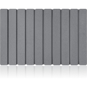 Tapis de bain en pierre pliable gris foncé séchage de la vaisselle en forme de diatomite tapis de séchage de la vaisselle pliable pour la maison - Product Image 1