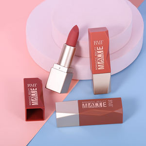 6 أحمر شفاه مخملي غير لامع مقاوم للماء، ملمع شفاه عشبي، مستحضرات تجميل، أحمر شفاه بلون طبيعي، أحمر شفاه أحمر مخصص - Product Image 2